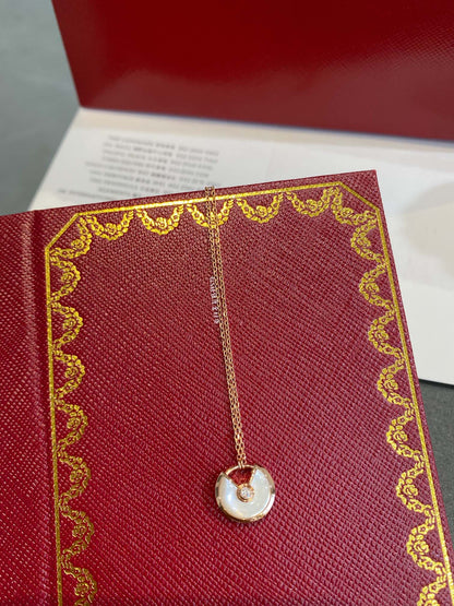 ¡®Glow Jewelry¡¯AMULETTE ROSE GOLD MOP NECKLACE