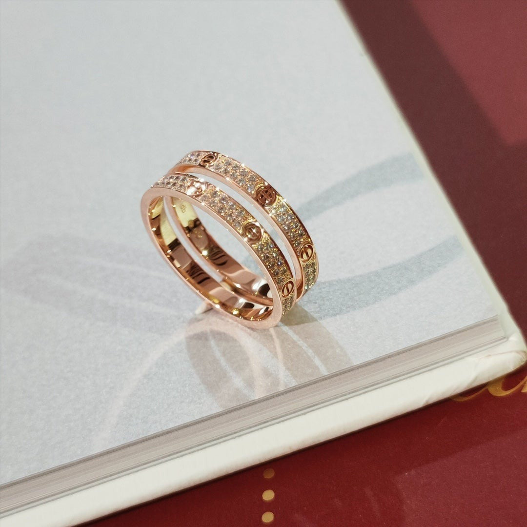 [Glow Jewelry]LOVE RING 2.65MM DIAMOND