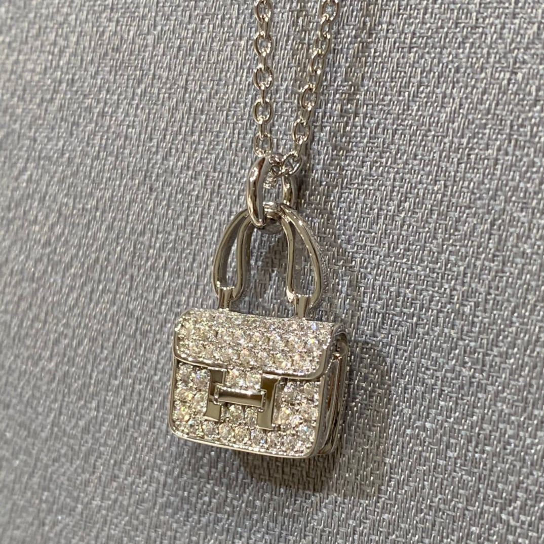 ¡®Glow Jewelry¡¯CONSTANCE PEDANT DIAMOND NECKLACE