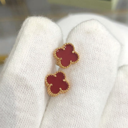 [Glow Jewelry]CLOVER MINI GOLD EARRINGS