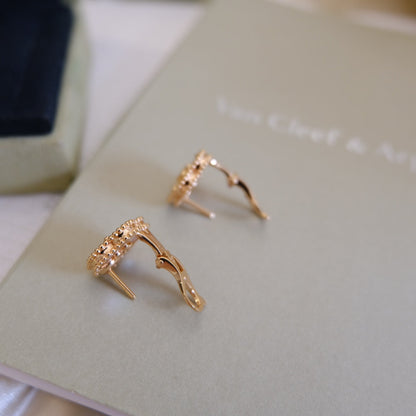 ¡®Glow Jewelry¡¯LUCKY PINK GOLD WHITE MOP EARRINGS