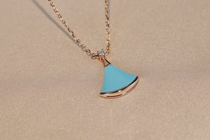 [Glow Jewelry]DREAM NECKLACE TURQUOISE PINK GOLD