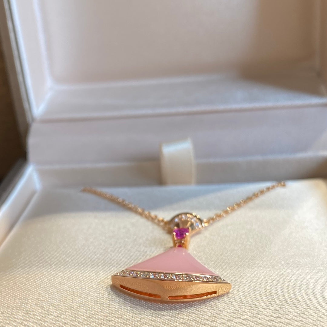 [Glow Jewelry]DREAM NECKLACE PINK OPAL