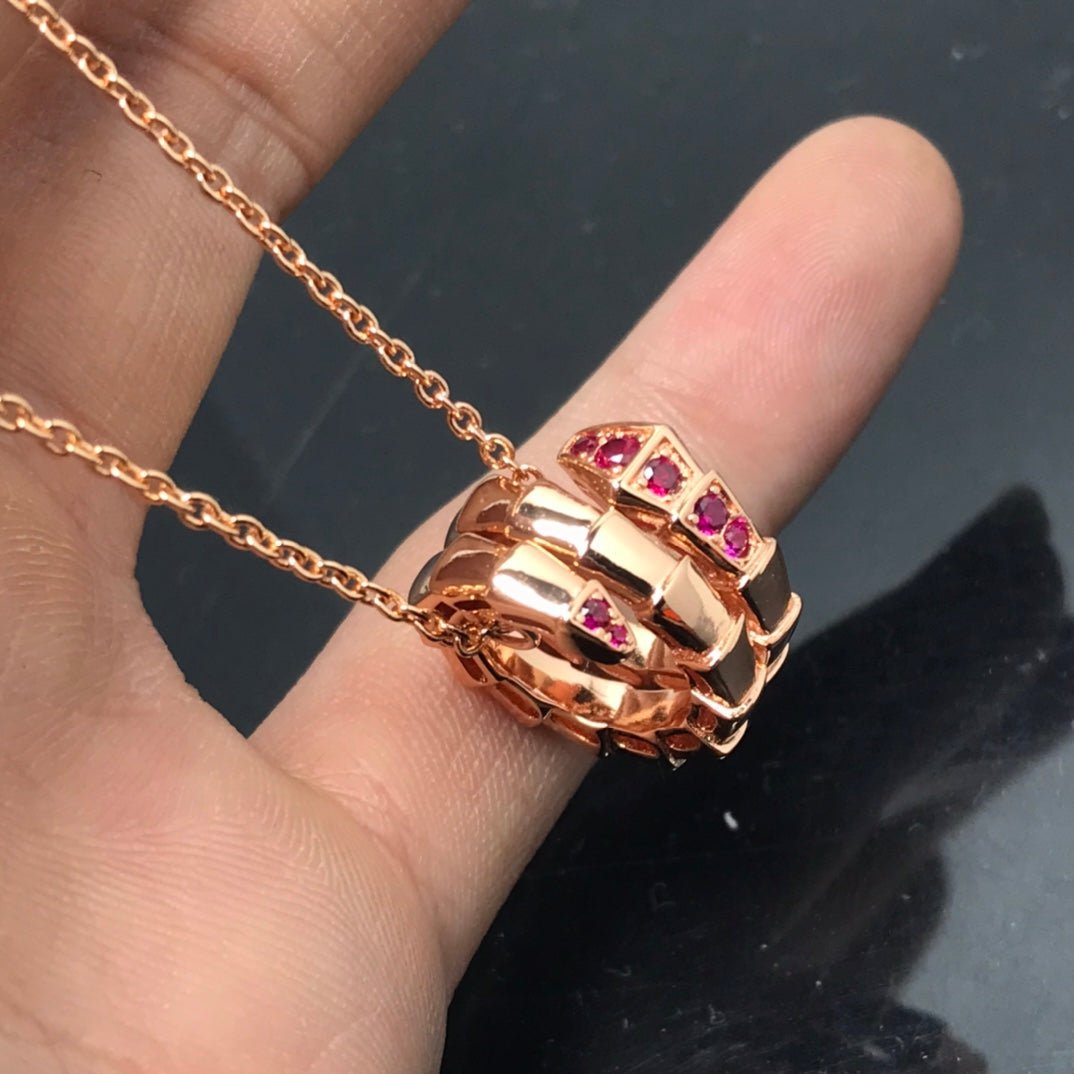 [Glow Jewelry]SERPENTI PEDANT NECKLACE