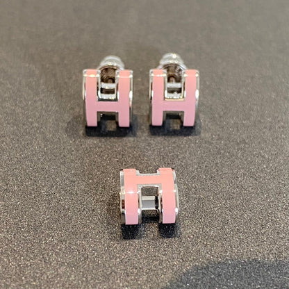 ¡®Glow Jewelry¡¯MINI POP H SILVER EARRINGS PINK