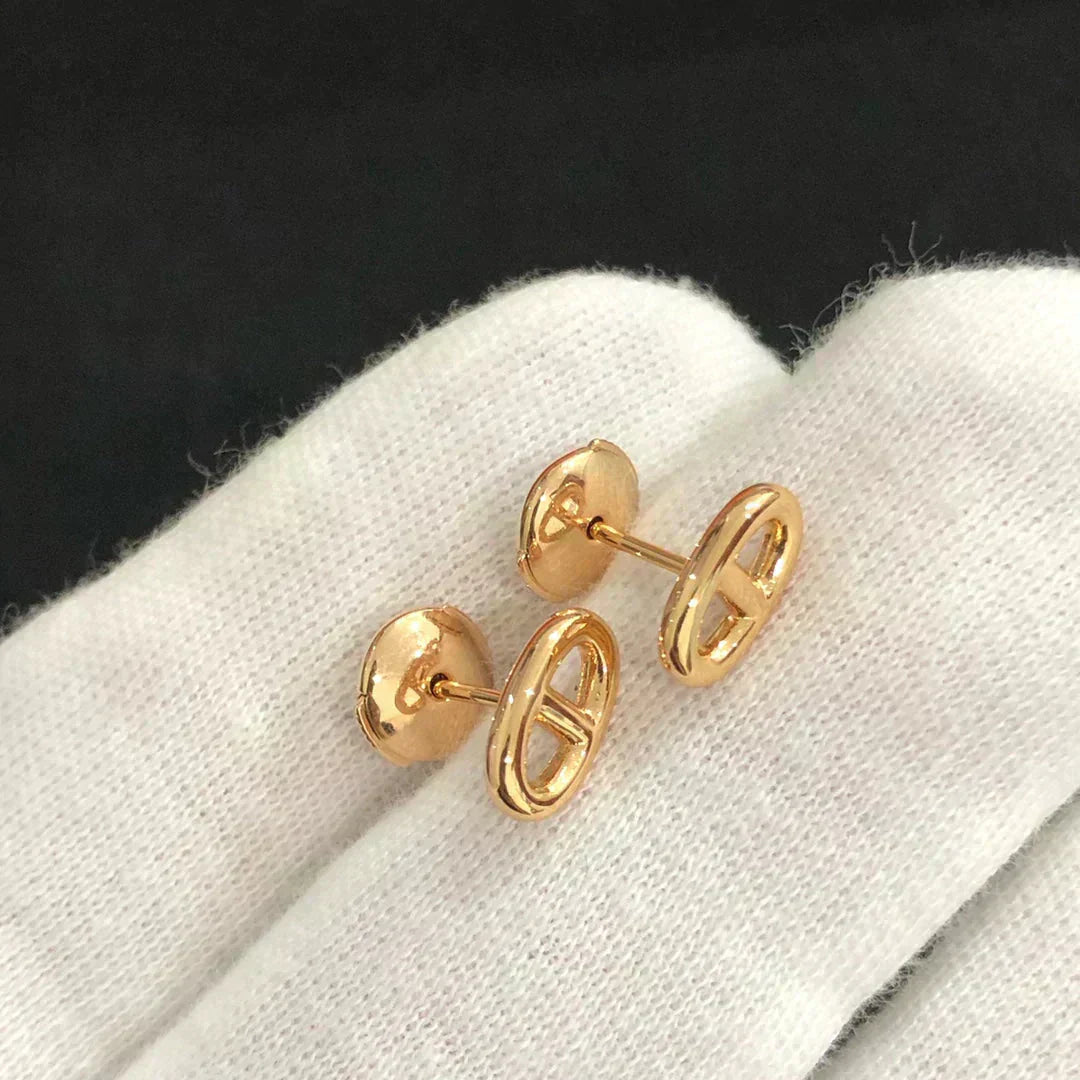 [Glow Jewelry]CHAINE SMALL EARRINGS GOLD AND SILVER