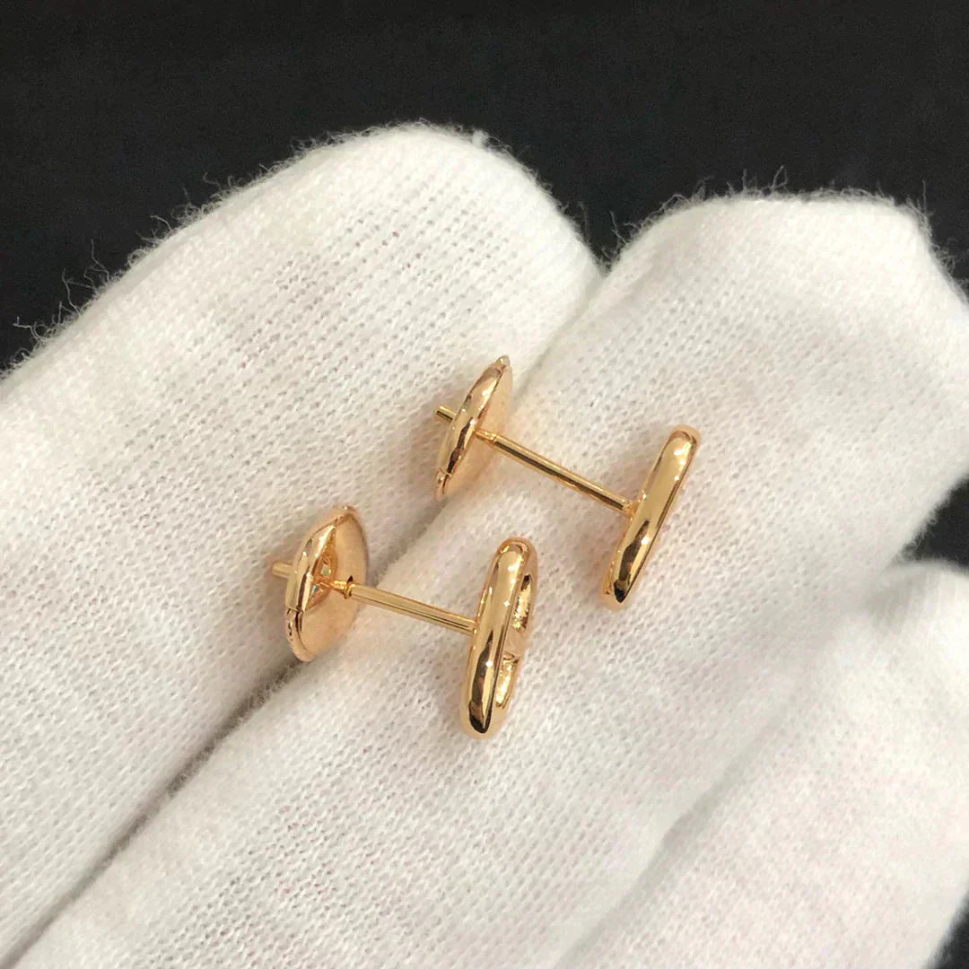 ¡®Glow Jewelry¡¯CHAINE SMALL EARRINGS GOLD AND SILVER