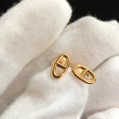 [Glow Jewelry]CHAINE SMALL EARRINGS GOLD AND SILVER