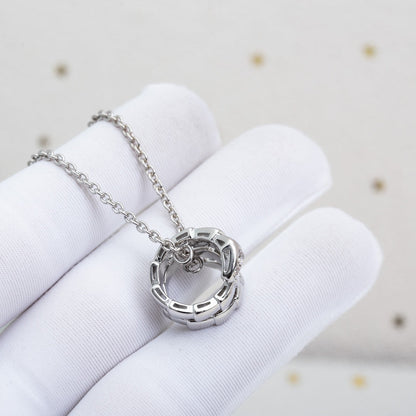 [Glow Jewelry]SERPENTI SILVER NECKLACE DIAMOND