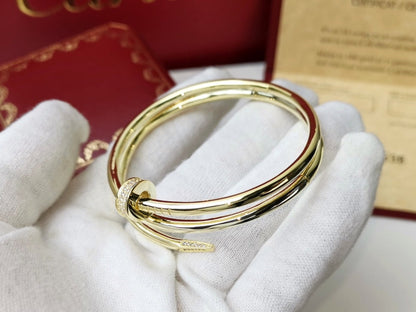 [Glow Jewelry]JUSTE BRACELET 3.5MM DOUBLE ROW DIAMOND