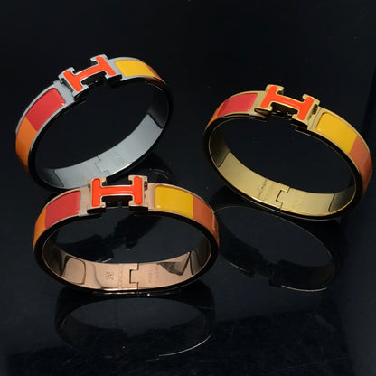 [Glow Jewelry]H BRACELET ORANGE RAINBOW CERAMIC