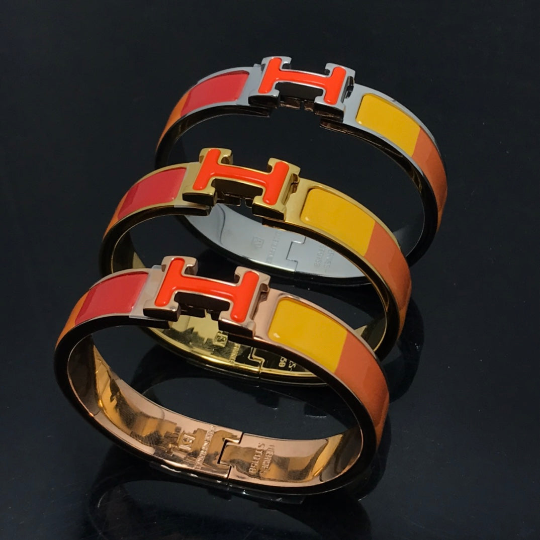[Glow Jewelry]H BRACELET ORANGE RAINBOW CERAMIC