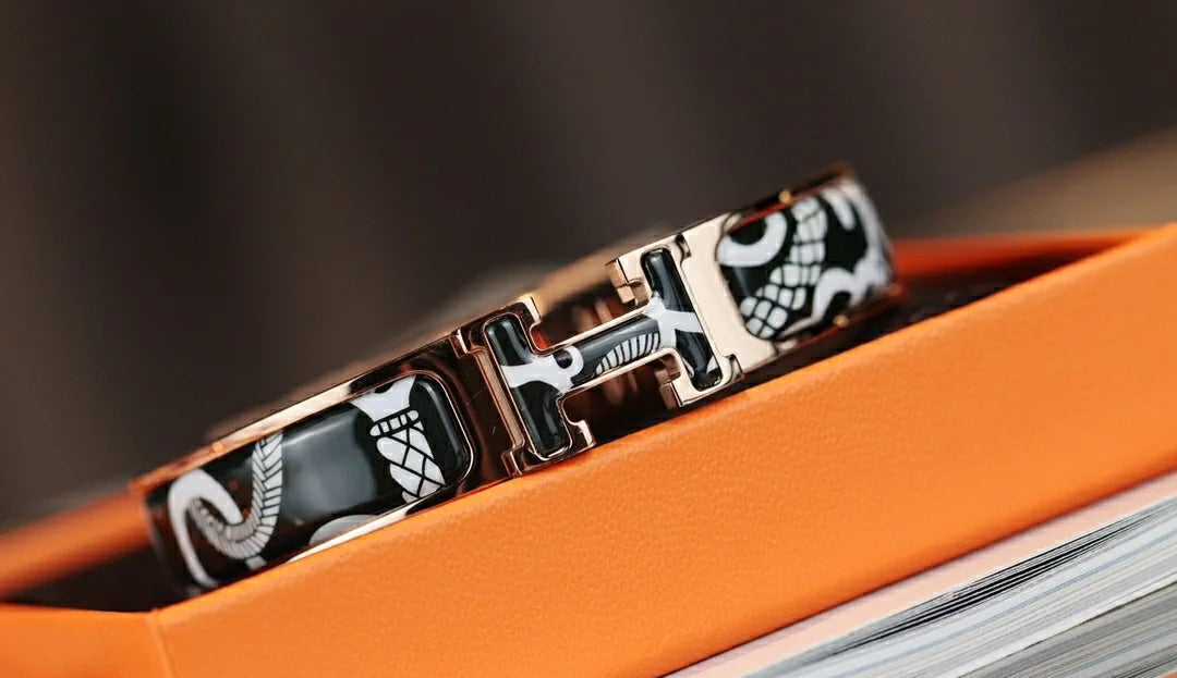 ¡®Glow Jewelry¡¯H TARTAN BRACELET 12MM