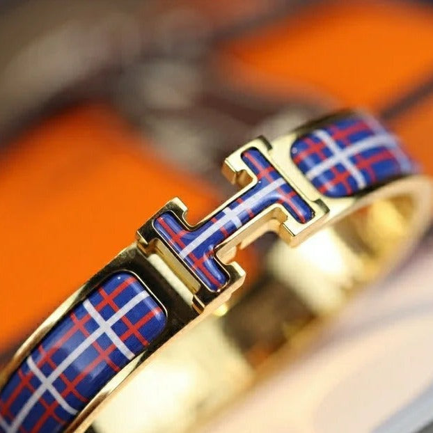 ¡®Glow Jewelry¡¯H TARTAN BRACELET 12MM