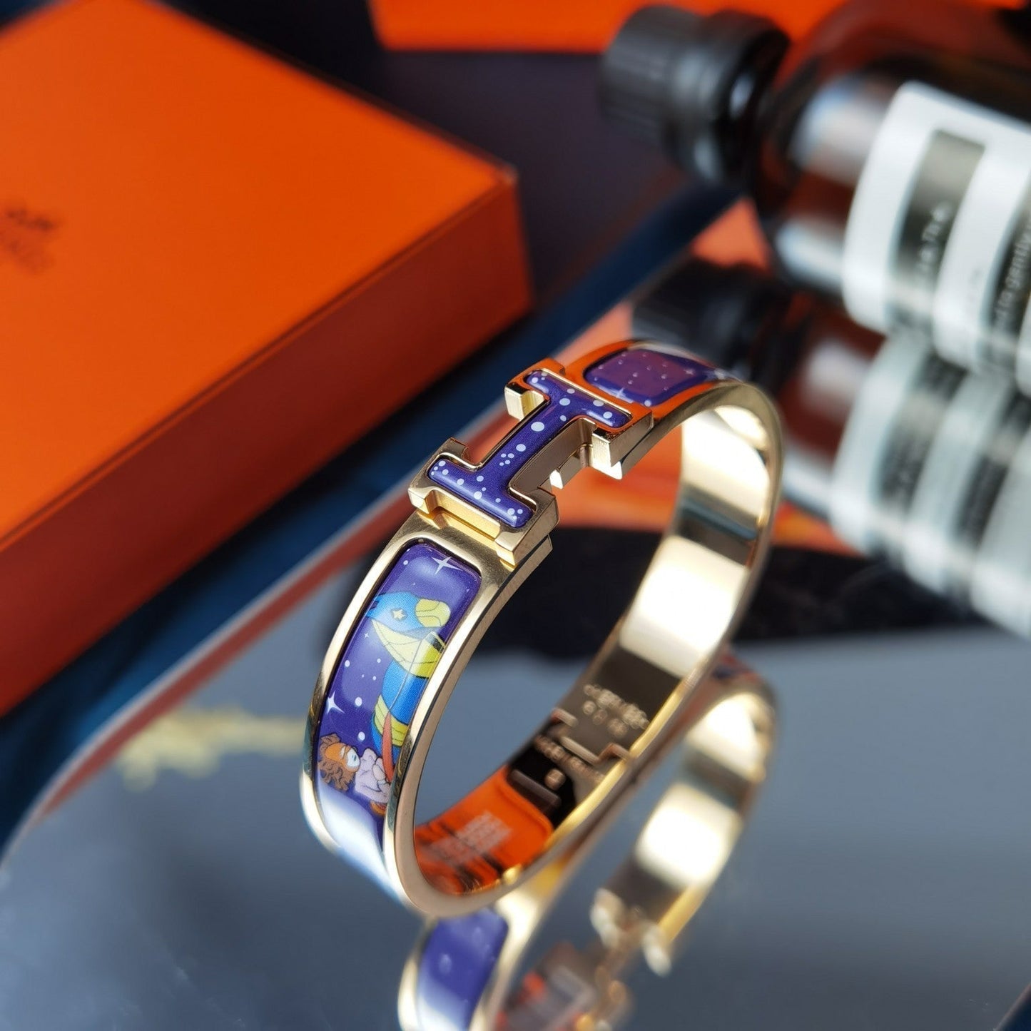 [Glow Jewelry]H STAR AND MOON BRACELET 12MM