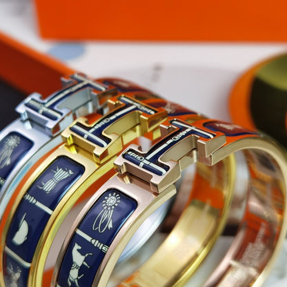 [Glow Jewelry]H COUVERTURES DARK BLUE BRACELET
