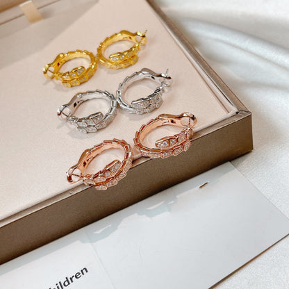 [Glow Jewelry]SERPENTI EARRINGS DIAMOND
