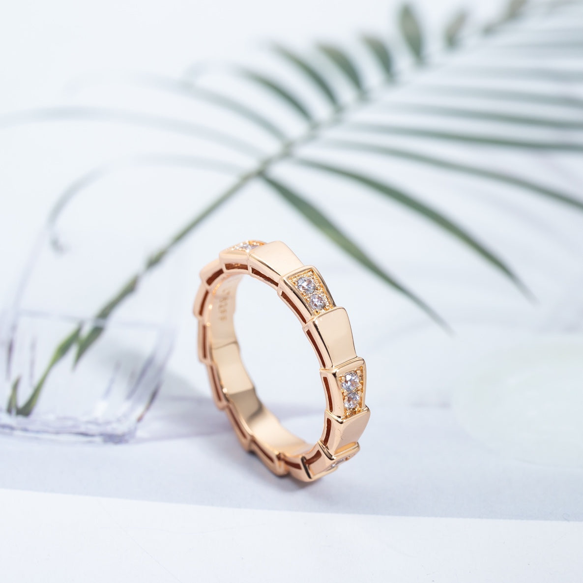 [Glow Jewelry]SERPENTI RING PINK GOLD  3MM