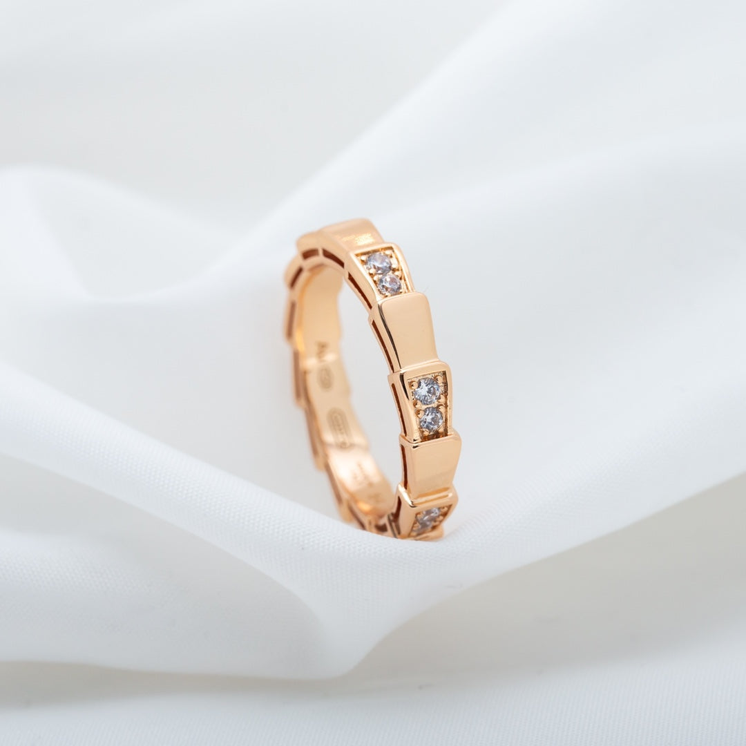 [Glow Jewelry]SERPENTI RING PINK GOLD  3MM