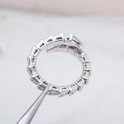 [Glow Jewelry]SERPENTI RING SILVER DIAMOND PAVED 4MM