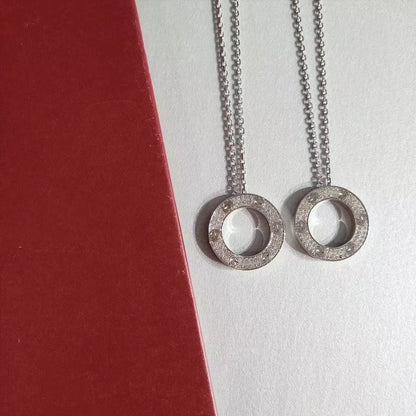 [Glow Jewelry]LOVE NECKLACE ADJUSTABLE SILVER