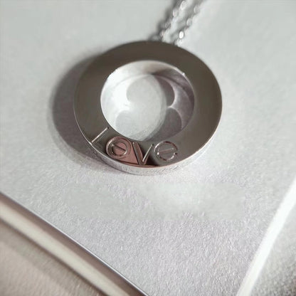 [Glow Jewelry]LOVE NECKLACE ADJUSTABLE SILVER