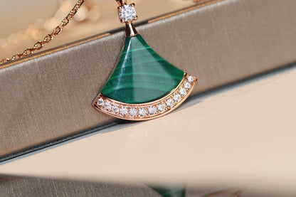 [Glow Jewelry]DREAM NECKLACE MALACHITE DIAMOND