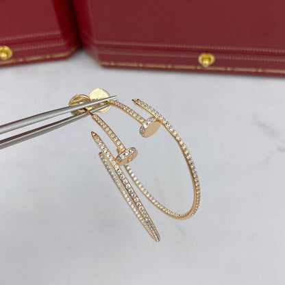 [Glow Jewelry]JUSTE EARRINGS FULL DIAMONDS 1.8MM
