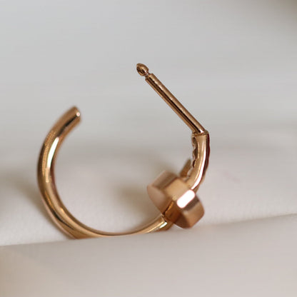 [Glow Jewelry]JUSTE EARRINGS PINK GOLD