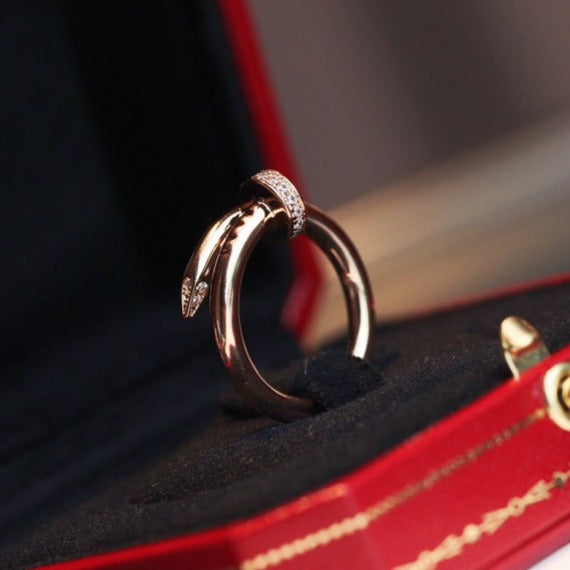 ¡®Glow Jewelry¡¯JUSTE RING 2.65MM PINK GOLD DIAMOND