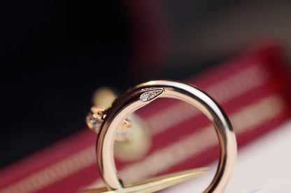[Glow Jewelry]JUSTE RING 2.65MM PINK GOLD DIAMOND