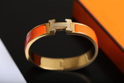 [Glow Jewelry]H BRACELET GOLD DIAMOND