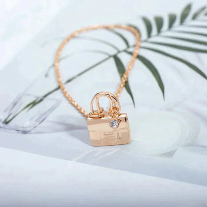 ¡®Glow Jewelry¡¯AMULETTE PEDANT ROSE GOLD NECKLACE