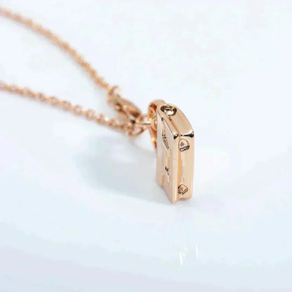 [Glow Jewelry]AMULETTE PEDANT ROSE GOLD NECKLACE