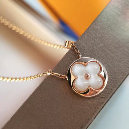 [Glow Jewelry]SUN MOP GOLD 1 DIAMOND NECKLACE