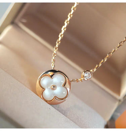 ¡®Glow Jewelry¡¯SUN MOP GOLD 1 DIAMOND NECKLACE
