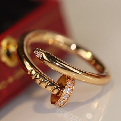 [Glow Jewelry]JUSTE RING 2.65MM GOLD DIAMOND