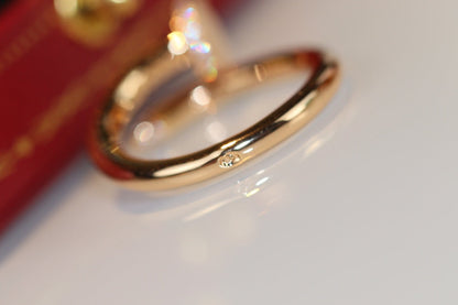 [Glow Jewelry]JUSTE RING 2.65MM GOLD DIAMOND
