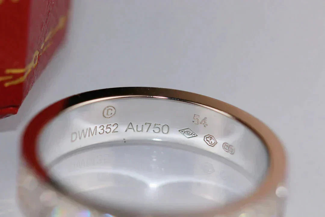 [Glow Jewelry]LOVE RING 3.6MM DIAMOND PAVED