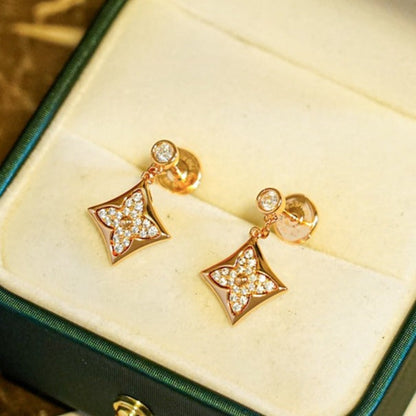 [Glow Jewelry]STAR DIAMONDS EARRINGS GOLD