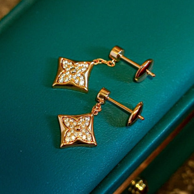 ¡®Glow Jewelry¡¯STAR DIAMONDS EARRINGS GOLD