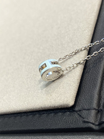 „Glow Jewelry“ POP H HELLBLAUE HALSKETTE