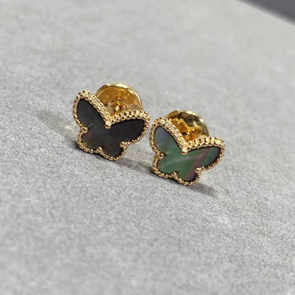 [Glow Jewelry]BUTTERFLY DARK MOP  EARRINGS