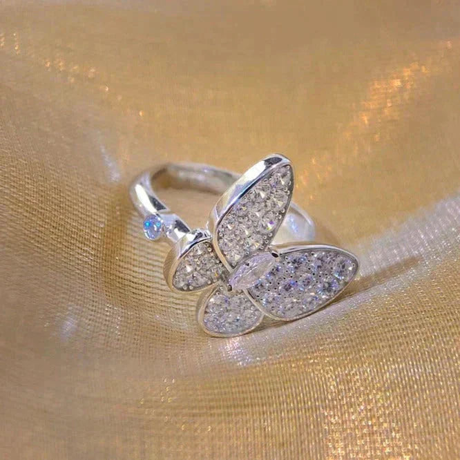 ¡®Glow Jewelry¡¯BUTTERFLY DIAMOND RING