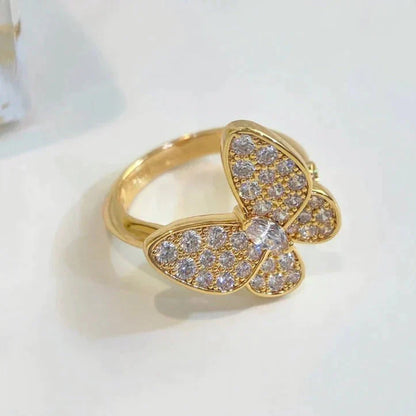 ¡®Glow Jewelry¡¯BUTTERFLY DIAMOND RING