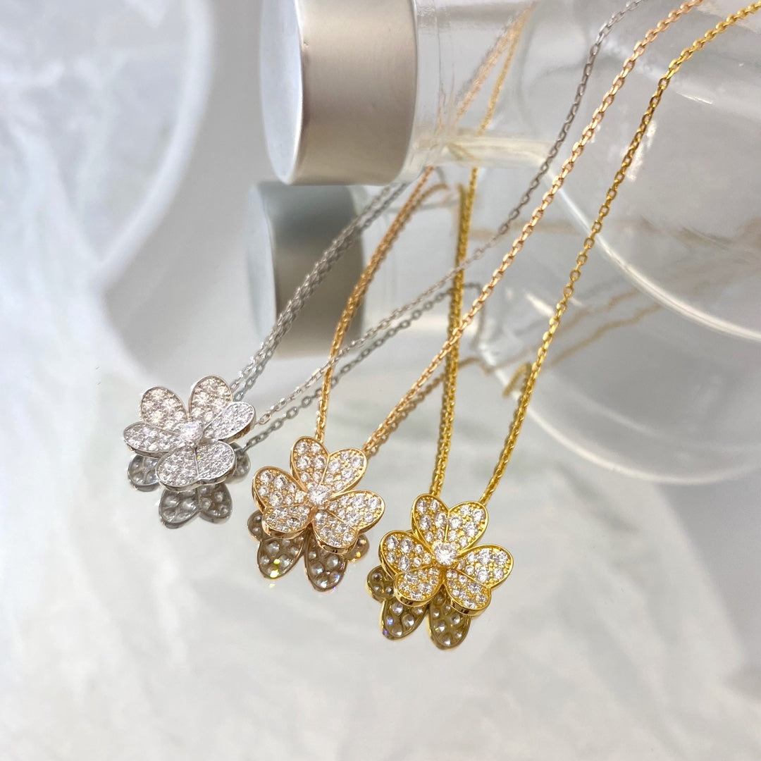 ¡®Glow Jewelry¡¯FLOWER DIAMOND NECKLACE