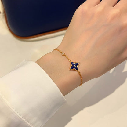 [Glow Jewelry]COLOR STAR PINK GOLD DIAMOND BRACELET