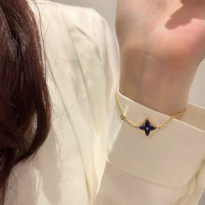 ¡®Glow Jewelry¡¯COLOR STAR PINK GOLD DIAMOND BRACELET