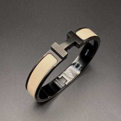 グロージュエリー ブレスレット 12MM ブラックベージュセラミック