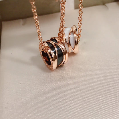 [Glow Jewelry]ZERO 1 FOUR BAND PINK GOLD CERAMIC